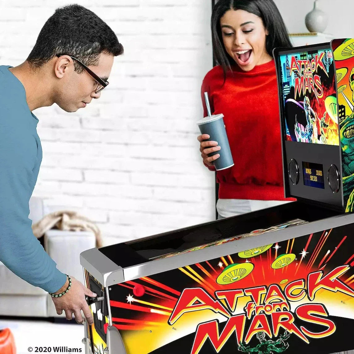 ARCADE1UP ATTACK FROM MARS VIRTUAL PINBALL