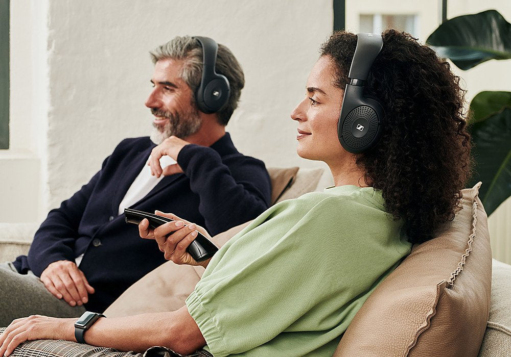 (2) SENNHEISER TV LISTENER HEADPHONES