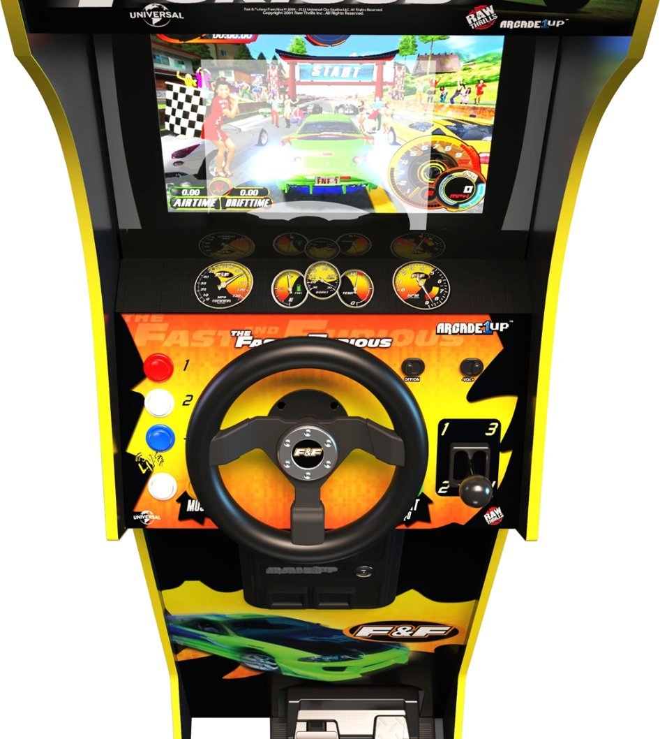 THE FAST & THE FURIOUS DELUXE ARCADE MACHINE