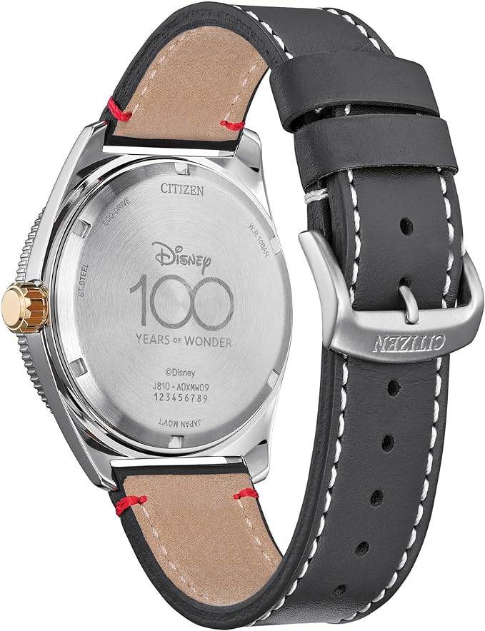 CITIZEN DISNEY MICKEY MOUSE LEATHER WATCH