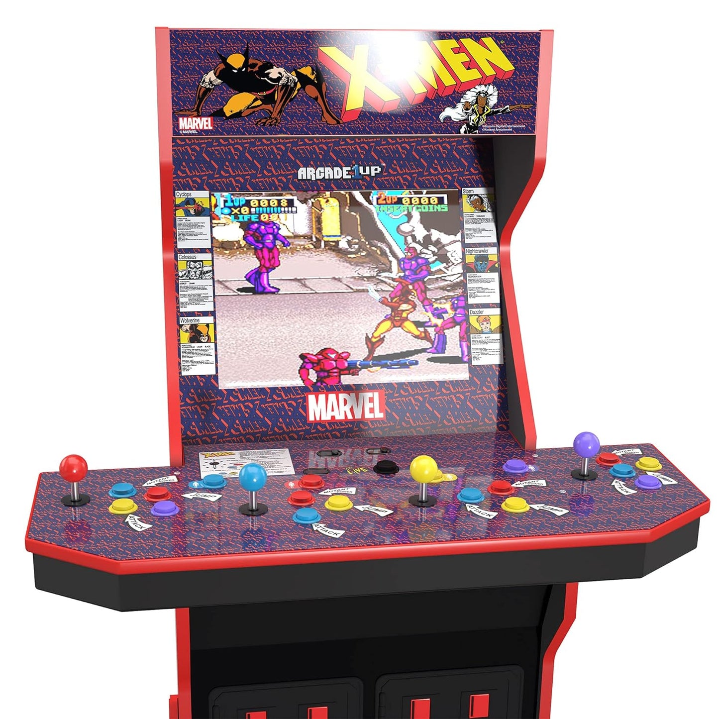 X-MEN 4 PLAYER ARCADE MACHINE