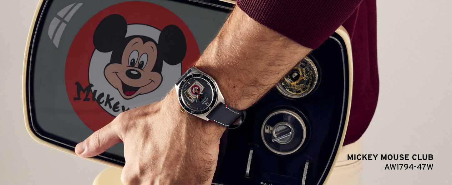 CITIZEN DISNEY MICKEY MOUSE LEATHER WATCH