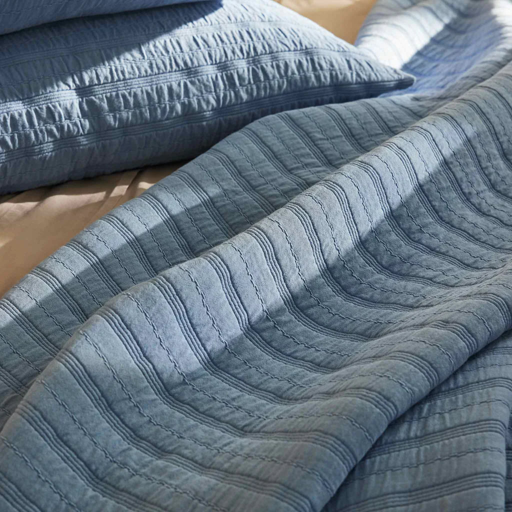 BROOKLINEN ORGANIC COTTON THROW BLANKET