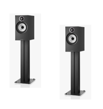(2) BOWERS & WILKINS- 600 SERIES SPEAKERS & STANDS