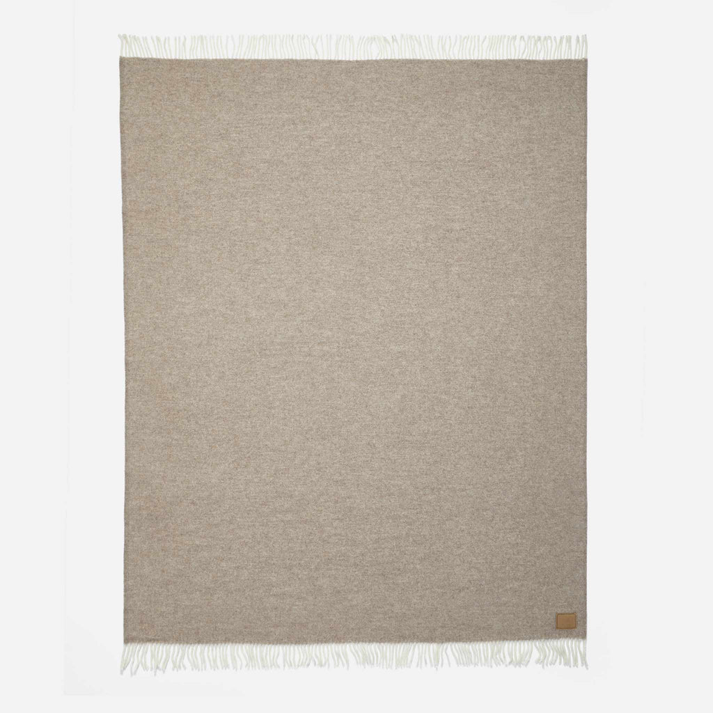 BROOKLINEN PURE WOOL THROW BLANKET
