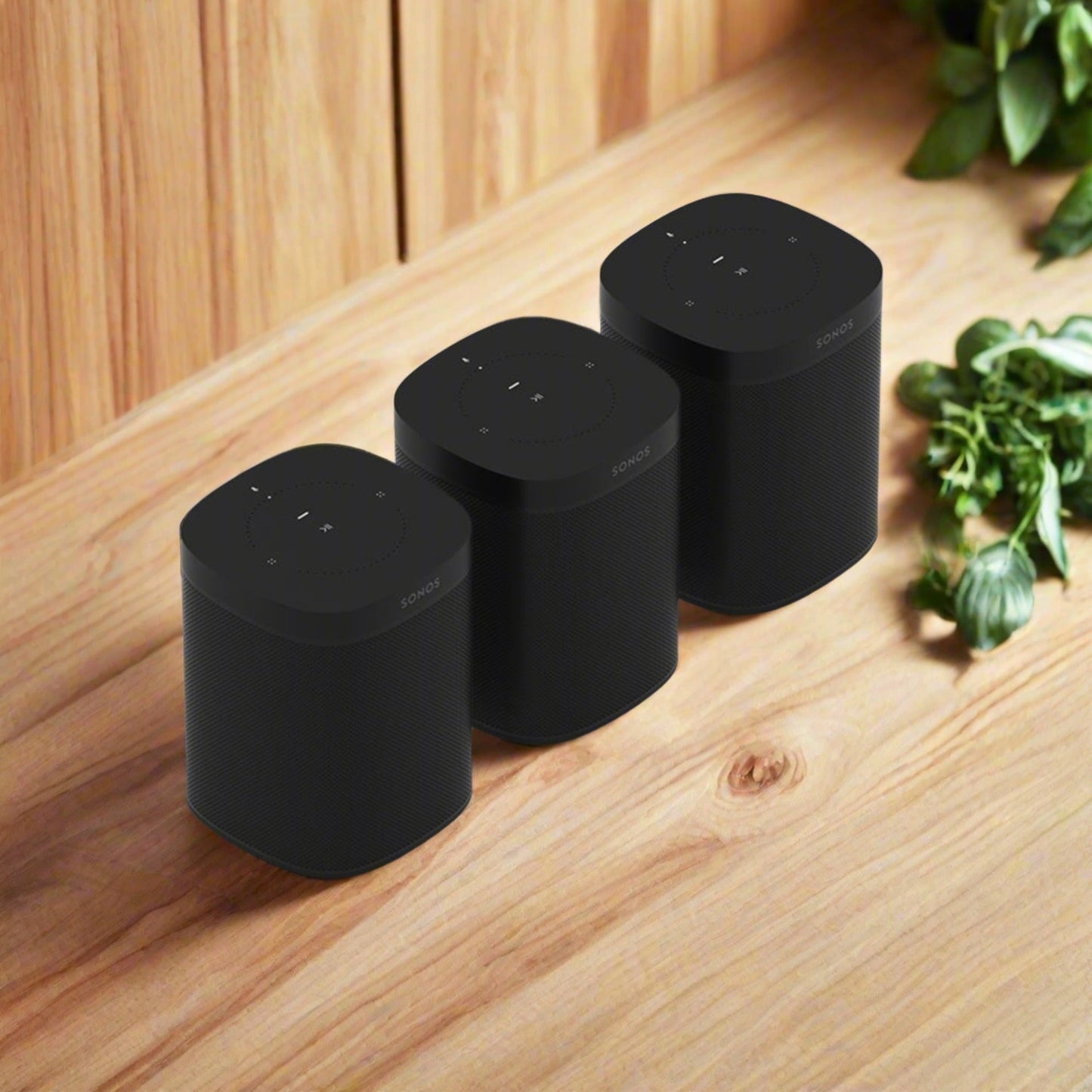 (3) SONOS ONE SMART SPEAKERS