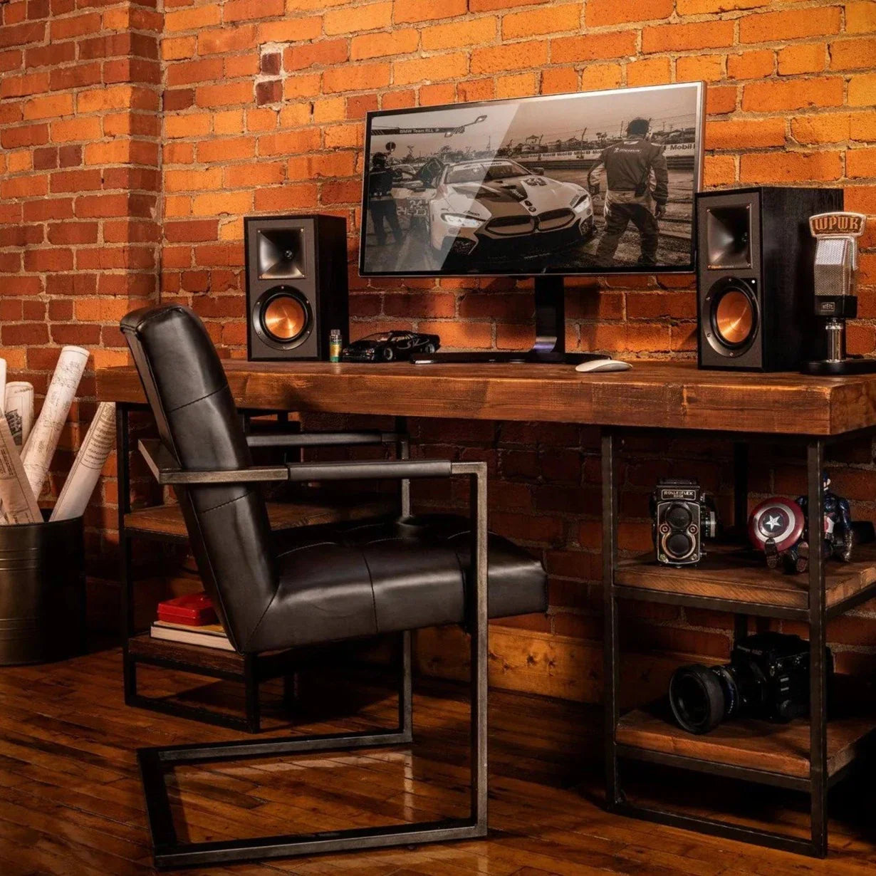 (2) KLIPSCH R-41M BOOKSHELF SPEAKERS