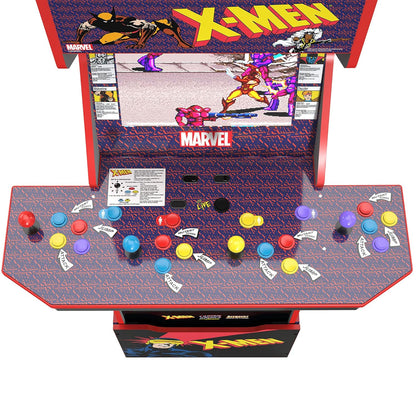 X-MEN 4 PLAYER ARCADE MACHINE