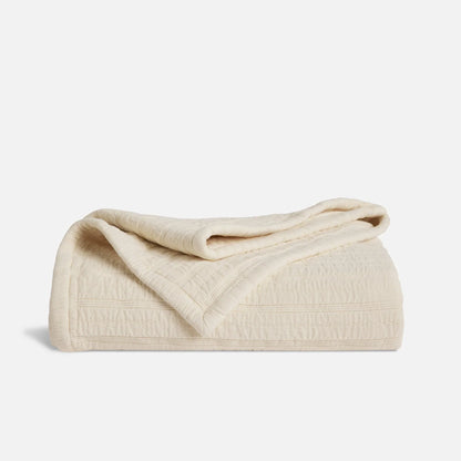 BROOKLINEN ORGANIC COTTON THROW BLANKET