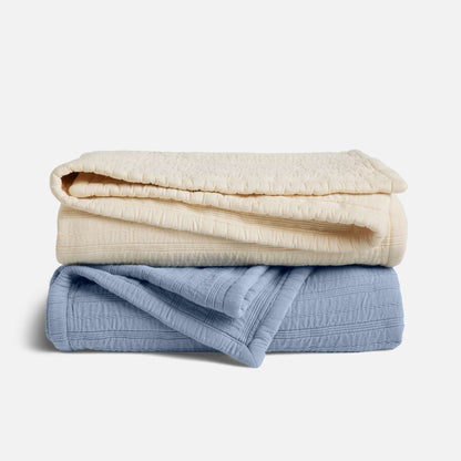 BROOKLINEN ORGANIC COTTON THROW BLANKET