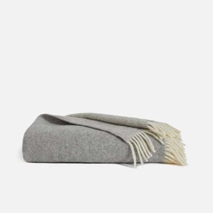 BROOKLINEN PURE WOOL THROW BLANKET